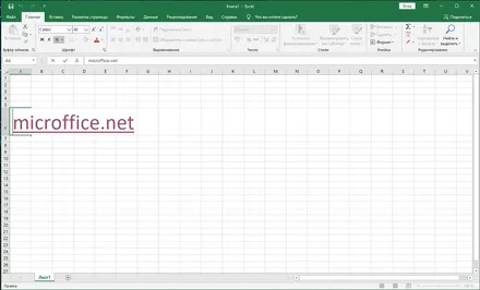 Microsoft Excel 2019