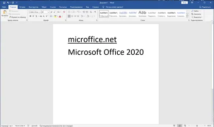 Microsoft Office 2020