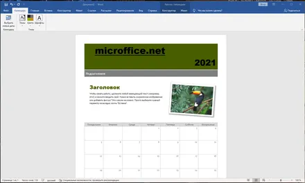 Microsoft Word 2020